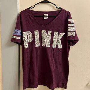 PINK Victoria's Secret Plum Tee